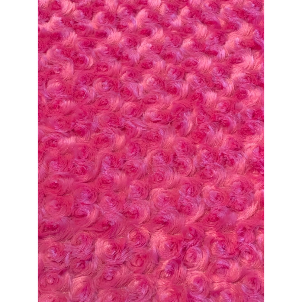 Fuchsia Hot Pink Fabric Remnant 26" x 33" Bright Craft Sewing Piece 00873